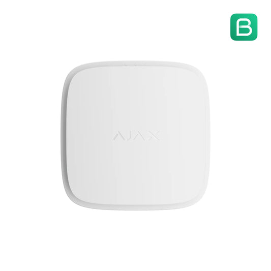 Ajax røyk/varme/CO -detektor. Hvit